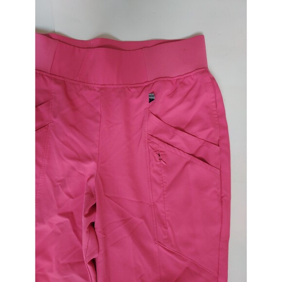Ladies Climate Right by CuddlDuds Pink Anti-Bacterial 7 Pocket Jogger Scrubs Med - Picture 5 of 8